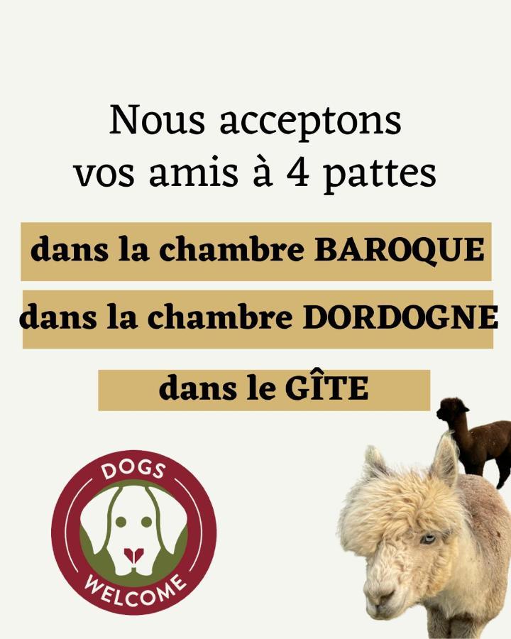 The Alpaca B&B Chalais  Экстерьер фото